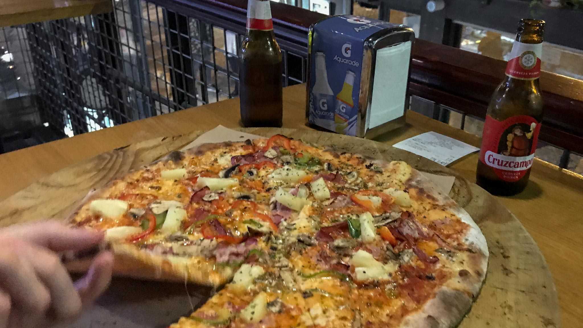 pizza in Seville